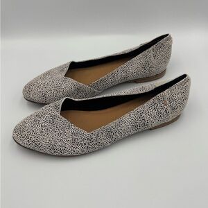 Toms Leopard Print Women's Flats Size 10 good condition/very light wear